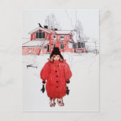 Permanente wintersneeuw briefkaart (Voorkant)