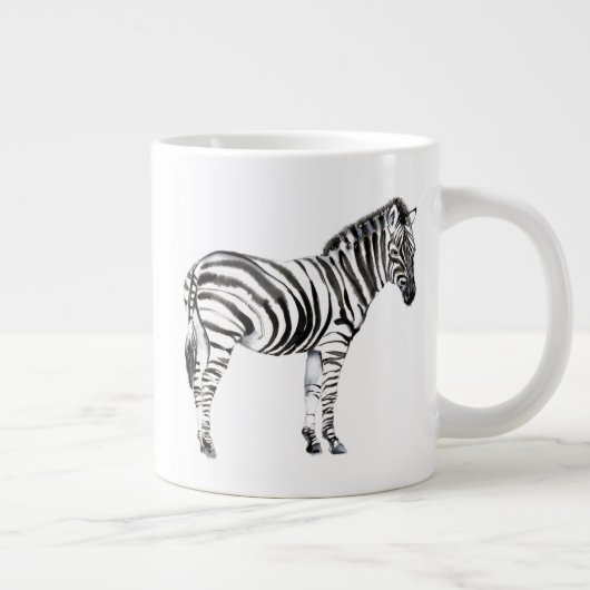 Permanente Zebra Grote Koffiekop (Rechts)