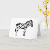 Permanente Zebra Kaart (Gele Bloem)