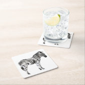 Permanente Zebra Kartonnen Onderzetters (Insitu)