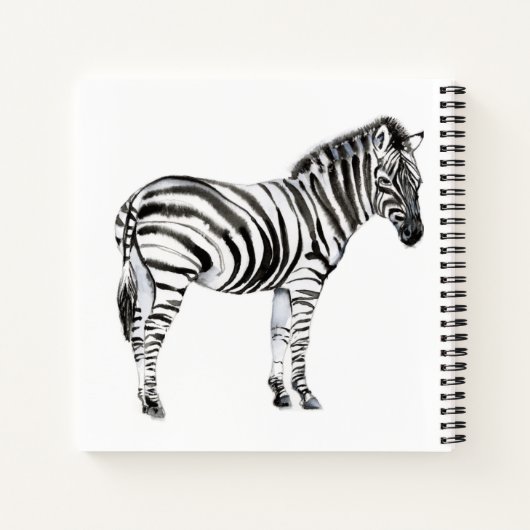Permanente Zebra Notitieboek (Achterkant)