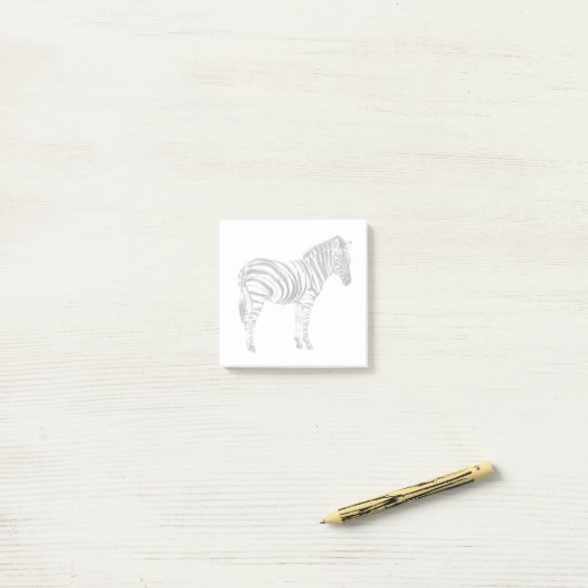 Permanente Zebra Post-it® Notes (Op bureau)