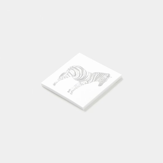 Permanente Zebra Post-it® Notes (Schuin)