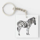 Permanente Zebra Sleutelhanger (Voorkant)