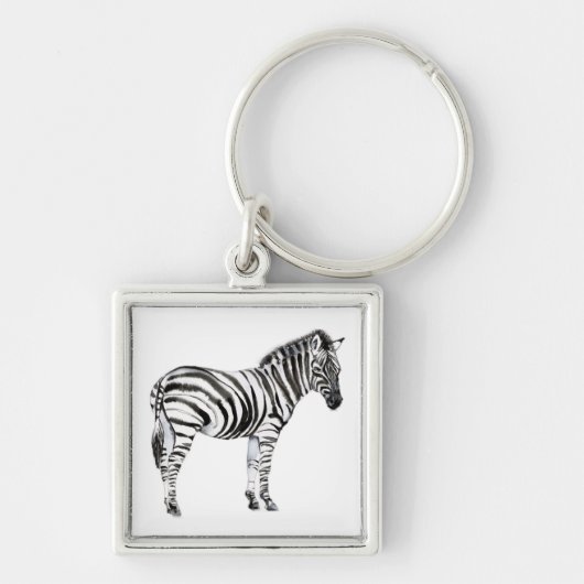 Permanente Zebra Sleutelhanger (Voorkant)