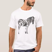 Permanente Zebra T-shirt (Voorkant)