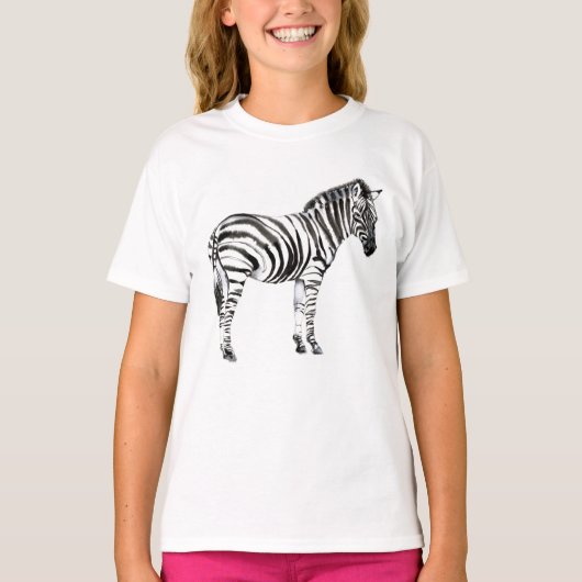 Permanente Zebra T-shirt (Voorkant)