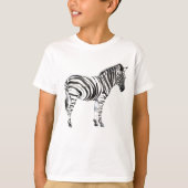 Permanente Zebra T-shirt (Voorkant)