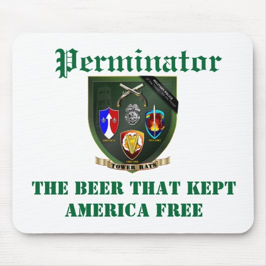 Perminator Mousepad Muismat (Voorkant)