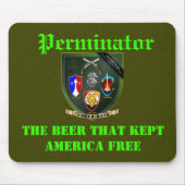 Perminator Mousepad Muismat (Voorkant)