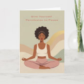 Permission to Pause Greeting Card Feestdagen Kaart (Voorkant)