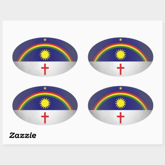 Pernambuco Ovale Sticker (Vel)