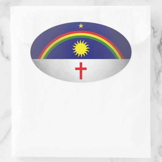 Pernambuco Ovale Sticker (Tas)