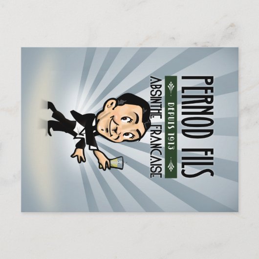 Pernod Fils Briefkaart (Voorkant)