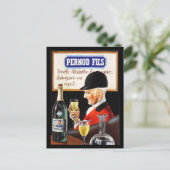 Pernod Fils Briefkaart (Staand voorkant)