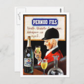 Pernod Fils Briefkaart (Voorkant / Achterkant)