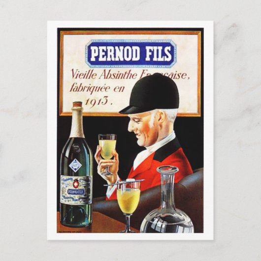 Pernod Fils Briefkaart (Voorkant)