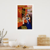 Pernot Biscuits Verpakkings Franse Cookies Reclame Poster (Keuken)