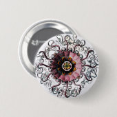 Peromedusae van Ernst Haeckel Ronde Button 5,7 Cm (Voorkant /achterkant)