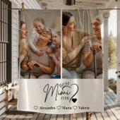 Peronalized 2 Photo  Best Mimi Ever Minimalist Fleece Deken