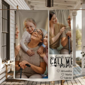 Peronalized 2 Photo Mimi Gift Fleece Deken