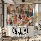 Peronalized 3 Photo Mimi Gift Fleece Deken