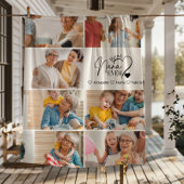 Peronalized 7 Photo Best Nana Ever Minimalist Fleece Deken