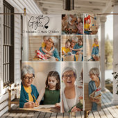 Peronalized 8 Photo Best Gigi Ever Minimalist Fleece Deken