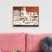 Peronificatie van de moeder van de aarde, aantijgi canvas afdruk (Insitu (Woonkamer))