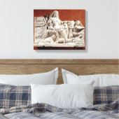 Peronificatie van de moeder van de aarde, aantijgi canvas afdruk (Insitu (Slaapkamer))