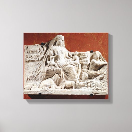 Peronificatie van de moeder van de aarde, aantijgi canvas afdruk (Voorkant)