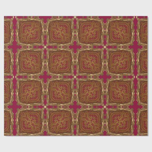 Peronnelle Baroque Glossy Cadeaupapier (Vlak)