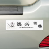 perorationatiesoftware I D Bumpersticker (Op auto)