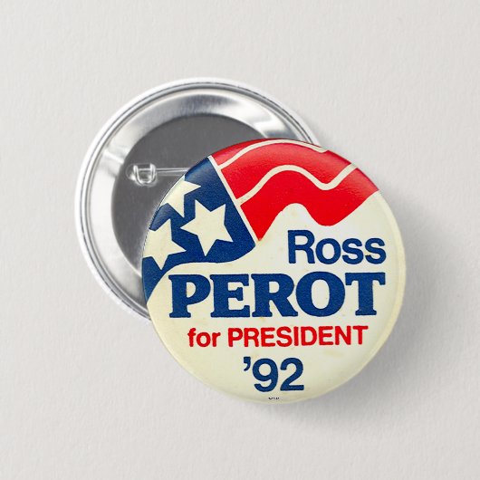 Perot - Button (Voorkant /achterkant)
