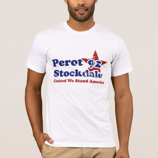 Perot Stockdale 92  politiek in crisis T-shirt (Voorkant)