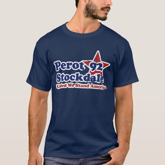 Perot Stockdale 92  politiek in crisis T-shirt (Voorkant)
