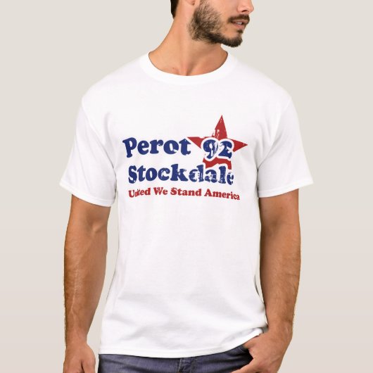 Perot Stockdale 92  politiek in crisis T-shirt (Voorkant)