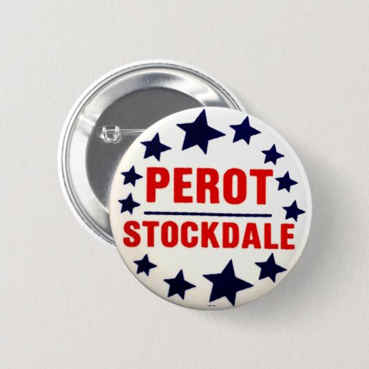 Perot-Stockdale - Button (Voorkant /achterkant)