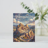 Perperikon Oude Stad Bulgarije Briefkaart (Staand voorkant)
