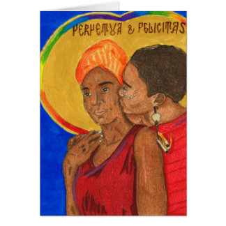 Perpetua- en Felicity Occasion Card