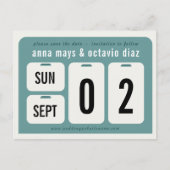 Perpetual Calendar bewaart het Briefkaart van de D (Voorkant)