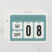 Perpetual Calendar Save the Date Aankondiging (Voorkant / Achterkant)