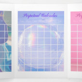 Perpetual Calendar Trifold Kaart (Binnenkant midden)