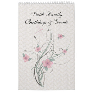 Perpetual Dutch Birthday Calendar  Lace Kalender