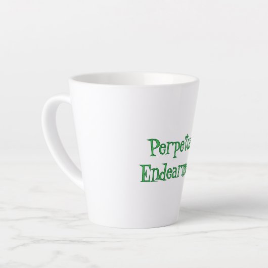 Perpetual Endearment Latte Mug Latte Mok (Linkerhoek)