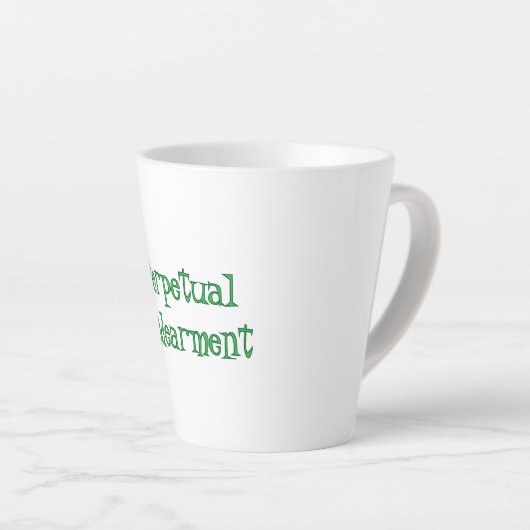 Perpetual Endearment Latte Mug Latte Mok (Rechterhoek)