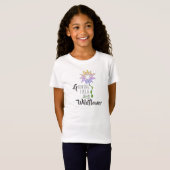 Perpetual Flower Art "Groeien as a Wildflower" T-shirt (Voorkant volledig)