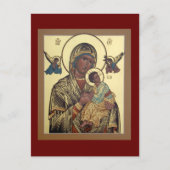 Perpetual Help Moeder God Prayer Kaart (Voorkant)