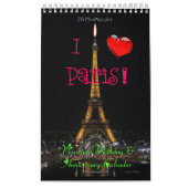 Perpetual Paris Birthday Jubileum Calendar Kalender (Hoes)