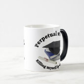 perpetual student 2 thermisch morphing mok (Voorkant rechts)